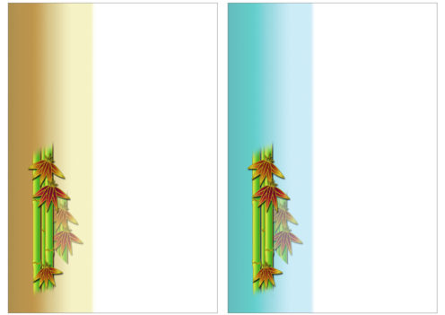 和風シンプルな竹の背景のイラスト