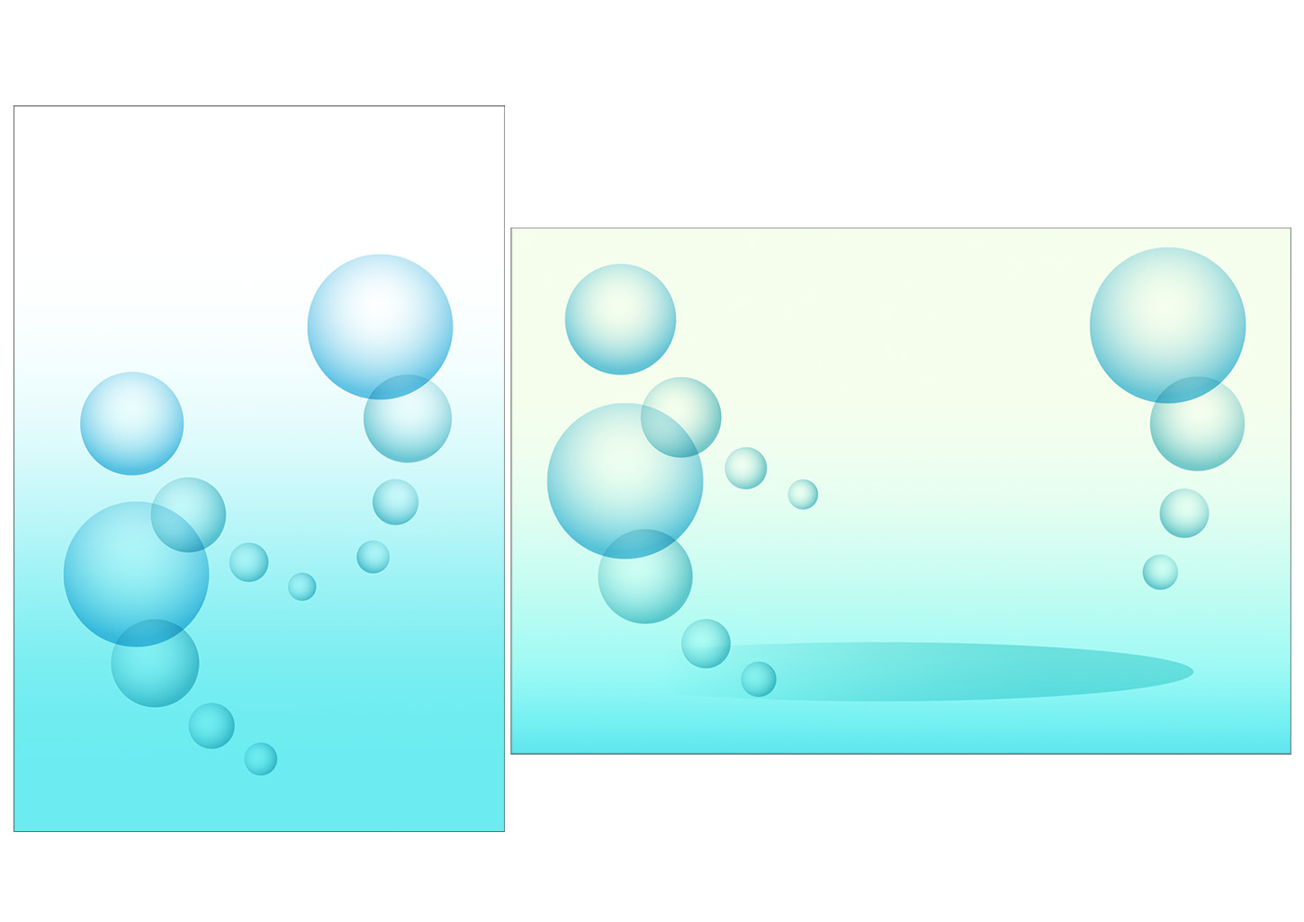 背景の年賀状イラスト17