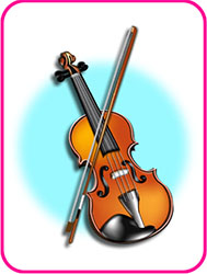 バイオリンの年賀状テンプレート一覧へ